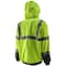 Lift Safety Hi-Vis Bomber Jacket, 100% Polyester 300D Oxford, Class 3 Type R, Yellow/Black, M AVB-17HVKM - alternate 2